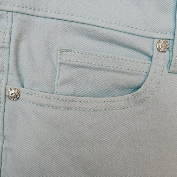 Lilly Pulitzer Ocean Blue Ankle Jeans Size 8 - Picture 5 of 10